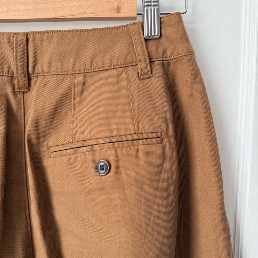 Madewell Harlow Wide Leg Caramel Trousers - Picture 8 of 10